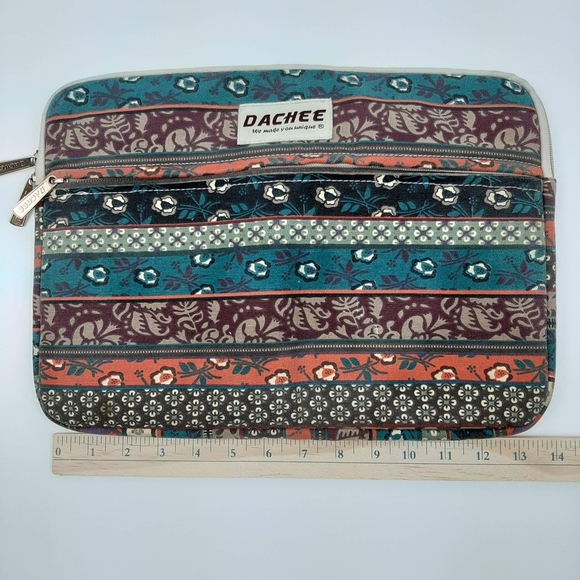 Dachee Padded Zippered Laptop Case Floral Pattern - Picture 8 of 9
